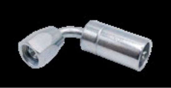 Female swivel  |  wire lock  |  3/8-24 UNF (37 deg DPS)  |  90 deg bend